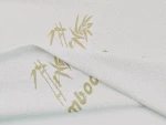 Bamboo fiber air layer knitted fabric can design custom LOGO sofa cushion latex pillow mattress cover