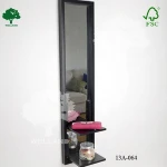 bath mirror with shelf