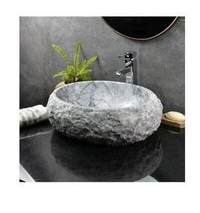 Bathroom Natural Marble Stone Wash Basin Sink