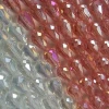 Beads free samples wholesale clear fancy glass jewelry drop curtain beads