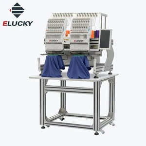 best quality 2 heads embroidery machine/quilting machinery for women and men uniform