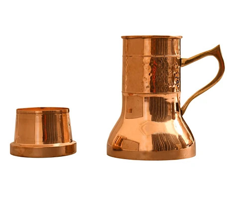 Best Quality Copper Bed Room Water Jug For Drinking Tableware Multifunctional Uses Suppliers & Manufacturer From India