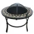 Import Best sale 24" Round Metal Fire Pit Fire Bowl BBQ Burning Grill Patio Heater W Poker Grate With Cover from China