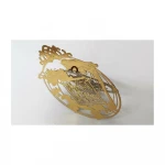 Best seller cut sculpture stainless steel metal creative decoration card business name metal credit card custom gold metal card