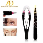 Best selling stainless steel plucking false eyelash tweezers
