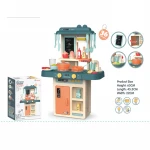 Best selling toys plastic toy kitchen toy play set with light and water outlet