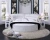 Import Big adult antique double  round bed on sale set fabric design bedroom  strong bed frame king size round bed from China