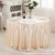 Import BIG SALE satin fabric round table cloth for wedding from China
