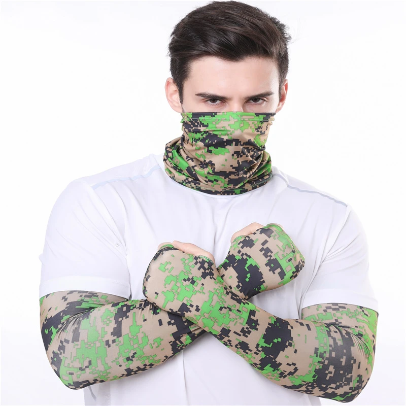 Biker Head Wraps Bandana Face Scarf Ice Arm Sleeve Cover Protector