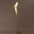 Import bird shaped contemporary floor lamp white thousand paper crane lights for Living room and study from China