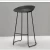 Import Black and White Bar Stool matte black metal  Sample design Good price Bar Chair For Bar store Hotel Home Furniture from China