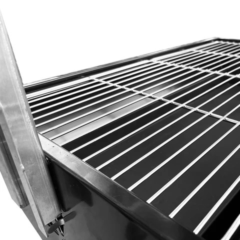 Buy Black Cylinder Spit Roast Black Bbq Charcoal Spit Rotisserie Grill