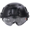 Black Outdoor UHMWPE Tactical Helmet Mich 2000 Helmet with Ear Protection