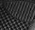 Import Black Universal Car Waterproof Foot Mats Deeply sculpted channels PVC Anti Slip Car Mat from China