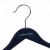 Import blue garment customized logo cloth hanger rack with chrome hook from China