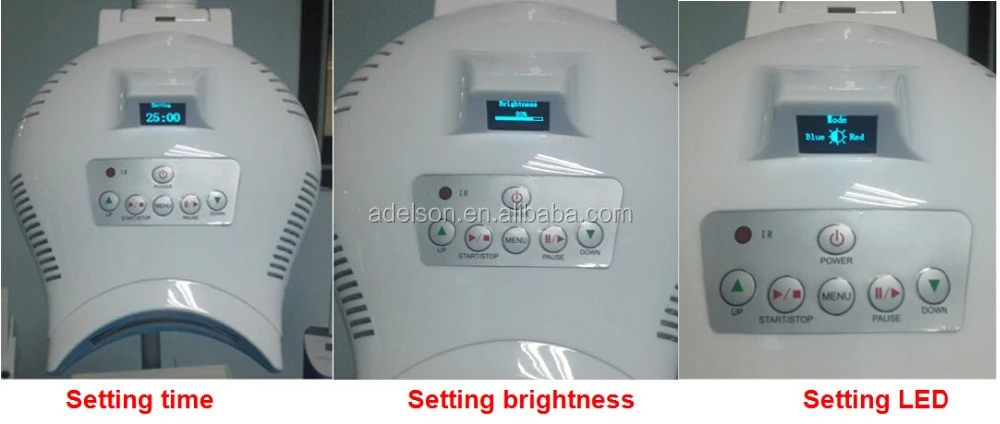 Blue LED illumine teeth whitening lamp machine with Intra oral camera F68