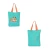 Import Blue Promotional Customized Vu Printing Logo Beach Canvas Tote Bag from China