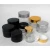 Import body butter empty glass jars containers 5ml 10ml 15ml 30ml 50ml 100ml clear glass jar with silver gold aluminum lid from China