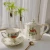 Import Bone China 3 PCS Sets Ceramic Tea Coffee Cup Teacups Porcelain Floral Ceremic Mugs from China