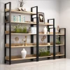 Bookshelf be born to receive sitting room multilayer bookcase iron art combination store content frame