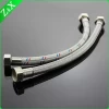 Brained Water Connection Flex Pipe Stainless Steel Plumbing Hoses Max 10 Bar 5 Years Max 90 Degree CN;ZHE Nitril ZX-201 Brass