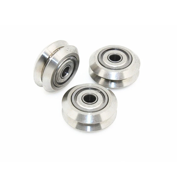 Brass Wheels For Furniture Aluminum Box With V Groove Bearing Plastic Mini Wheel Pulley Guided Small Aluminium Window