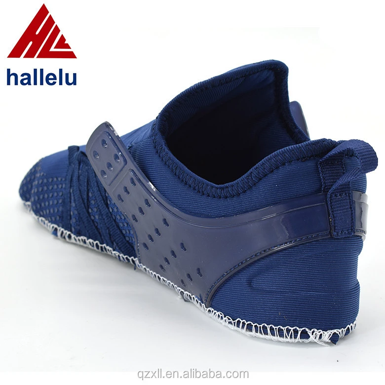 Breathable lace up mesh sport shoes vamp semi finished shoe upper