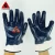 Import Bulk Heavy Duty Cheap Custom Industrial Blue Nitrile Rubber Coated Working Gloves Printed with Logo from China