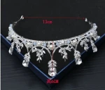 Bulk manual around copper wire diamond princess rhinestone wedding tiara