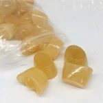 Bulk Wholesale Polished Yellow Jade Shoe-shaped Gold Ingot 3cm