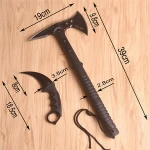 Bushcraft Ice Pick Up Viking Axe Heads with Hunting knife  Battle Pickaxe Hatchet Tactical Wood Cutting Survival Viking Tomahawk