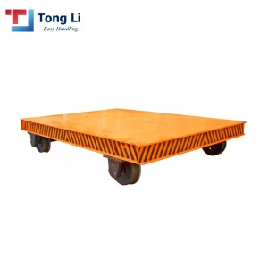 Cable Flat Car Factory Heavy Material Cargo Handling Equipment Electric Transporting Cart