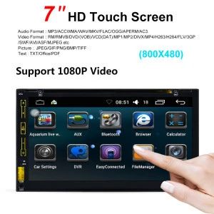 car radio android universal car head unit  with  DVD player  full tousch screen