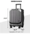 Import Carry-on Suitcase With Laptop Compartment ABS PC Expandable Luggage Front Open 20 Koffer Trolley from China