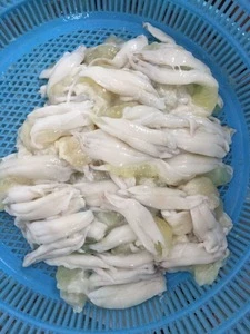catch High quality frozen illex roe squid egg raw material