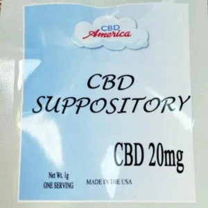 CBD Suppositories  5 pack CBD 20mg hemp extrat CBD oil