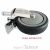 Import CCE Caster 5 Inch Swivel Locking Solid Rubber Medical Caster Wheels from Taiwan