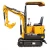 Import CE approved popular farm XN10 mini excavator from China