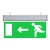 Import CE ROHS factory price aluminum acrylic single double sided LED fire emergency EXIT sign light from China