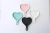 Import Ceramic cooking ware german kitchen nonstick heart shape pink cookware set with handle from China