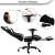 Import Cheap Commercial Leather Office Gaming Chair with footrest from China