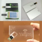 cheap custom logo usb card metal business card/cridet card usb/acrylic usb drive for sales business gifts