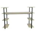 cheap wooden bookcase, bookshelf for home office work.