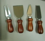 Cheese Tool, Cheese Utensil,4pcs Cheese Slicer with Wooden Handle (CH-01-4P)