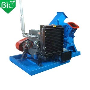 China Biomass supplier 18-50hp Diesel Wood Chipper shredder machine with CE