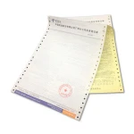 China Factory Supply FSC Certificate Custom 55gsm 2-ply 215.9mmX279.4mm NCR Paper Form for Computer Printing