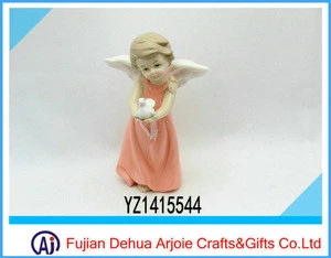 China suppliers porcelain factory angel home decor