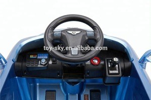 China Two Motor Painting Driving License Car Authorized Brand Car 12V Electric Battery Kids Ride On Car