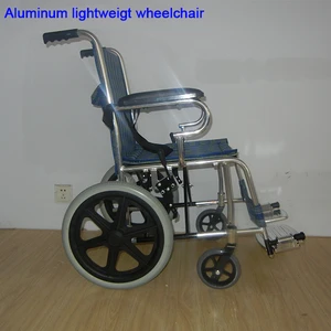 China ultra light aluminum alloy and easy folding wheelchair for travel