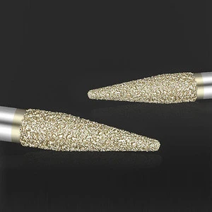 China Wholesale BT6.2-12 High Speed Brazed Diamond Burr For Stone